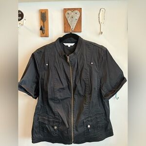 Cleo Women's Black Short Sleeve Jacket